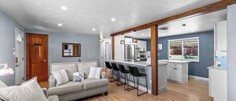 TV connectée, cheminée