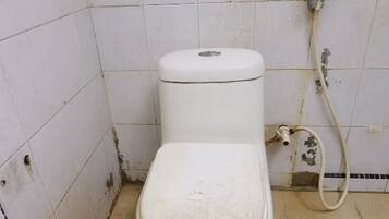 Douche, serviettes fournies, savon