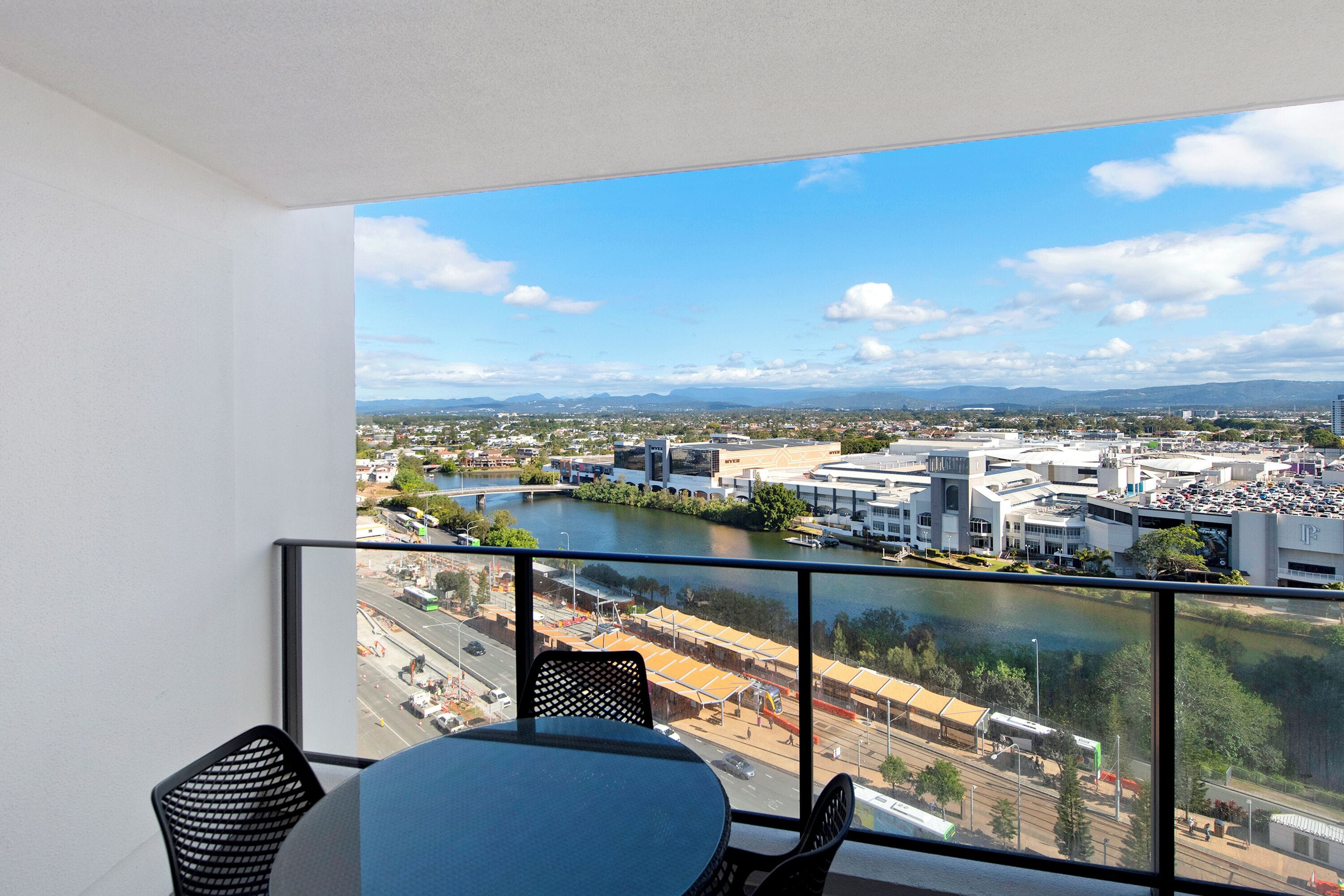 2 Bedroom 2 Bathroom - Hinterland View - Level 15 Apartment | Balcony