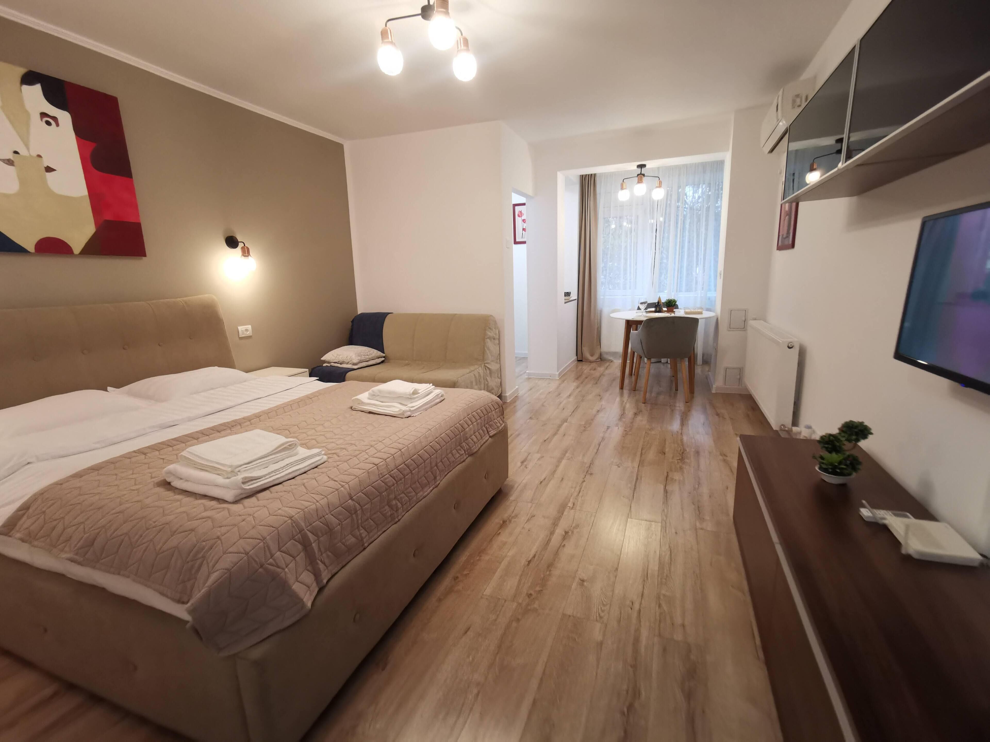 1 Schlafzimmer, Bügeleisen/Bügelbrett, WLAN, Bettwäsche