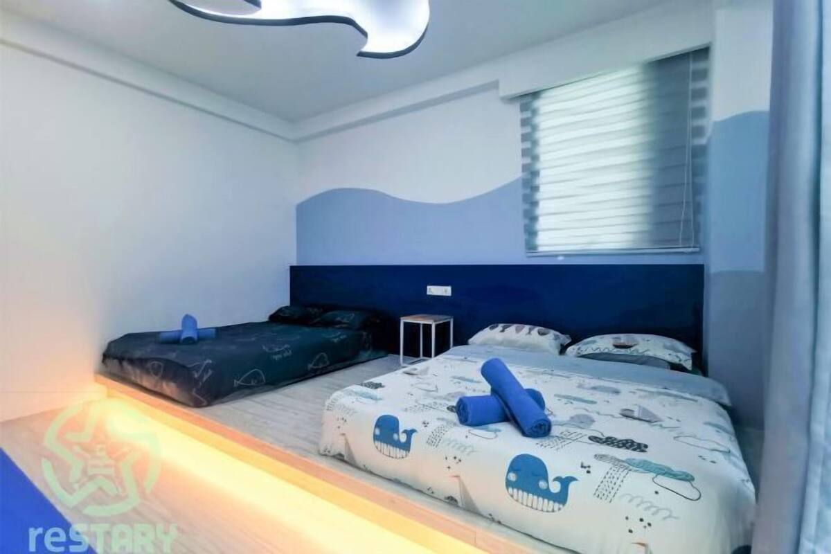 2 slaapkamers, een strijkplank/strijkijzer, gratis wifi