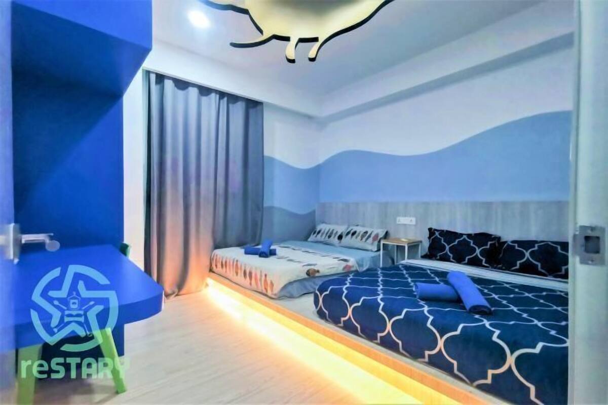 2 bedrooms, iron/ironing board, free WiFi
