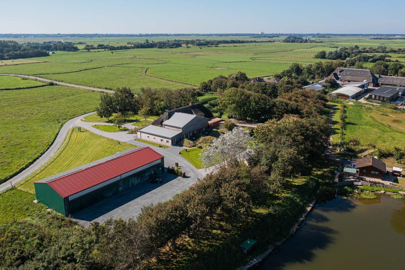 Luftbild von Nordosten