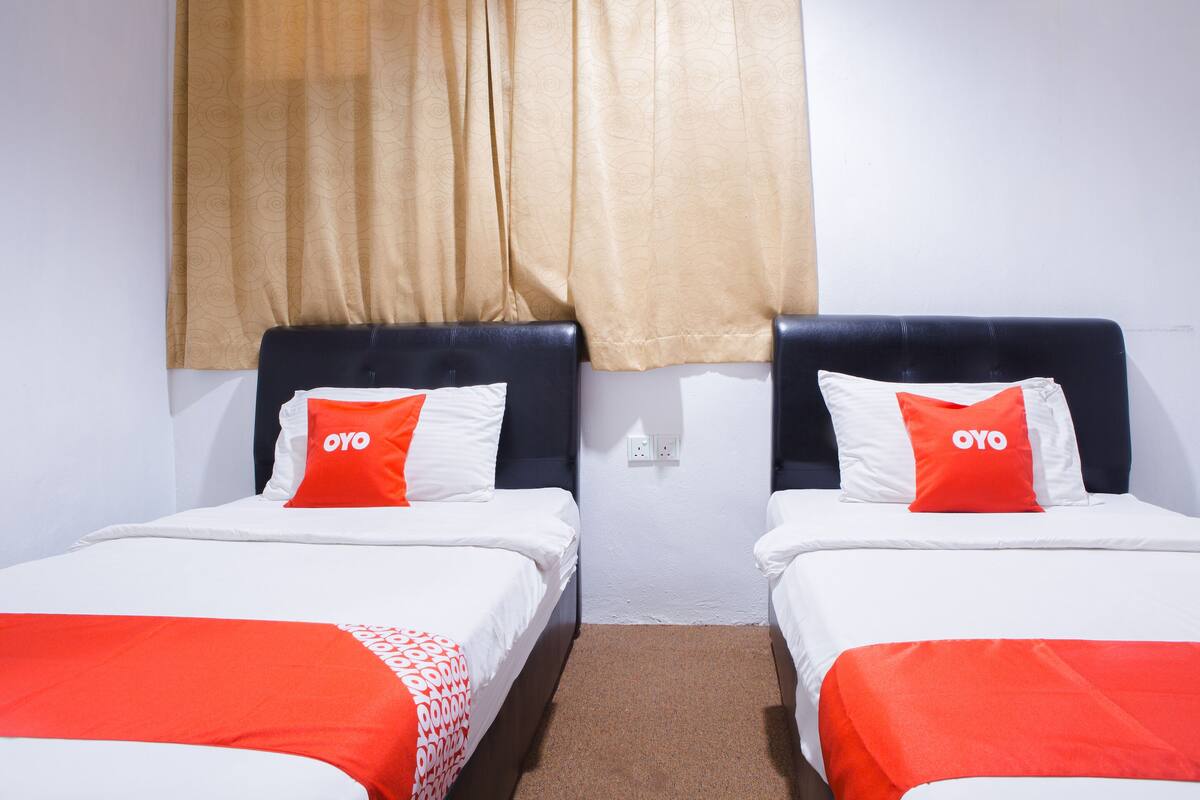 Kamar Twin Deluks | Ruang kerja ramah laptop, Wi-Fi gratis, dan seprai linen