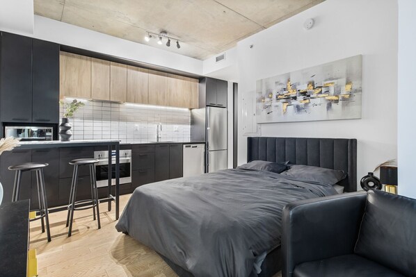 1 bedroom, iron/ironing board, WiFi, bed sheets - Superbe Loft au Centre-ville de Montréal (Montréal)