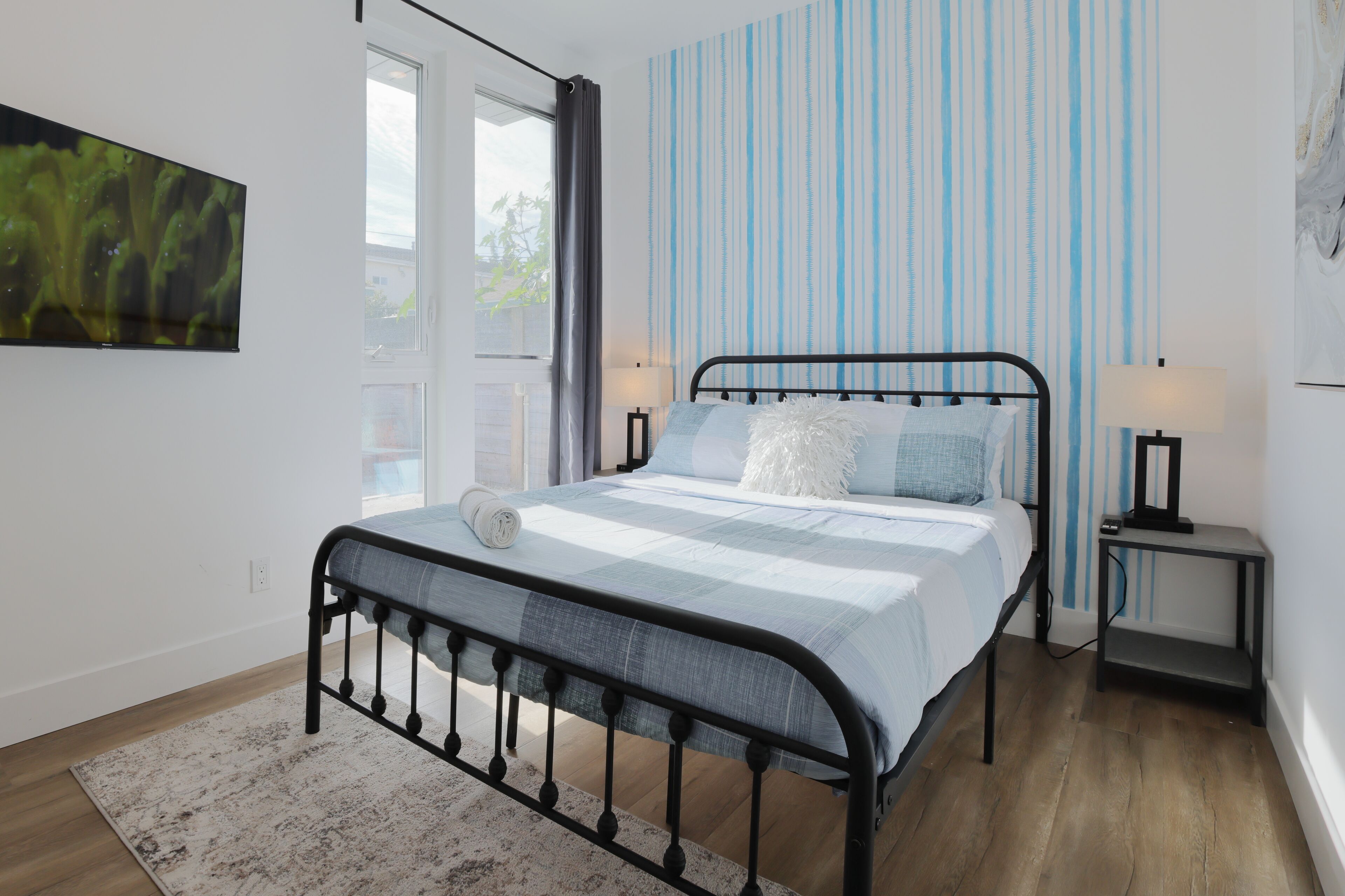 4 bedrooms, iron/ironing board, travel crib, free WiFi