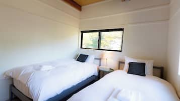 Hytte – basic, 2 soverom | 2 soverom, strykejern/-brett, wi-fi (inkludert) og sengetøy