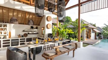 Luxury Villa, 4 Bedrooms, Private Pool | Ruang makan