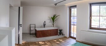 Paradise in Slovaks Paradise national park. Huge, modern 90 m2 apartment 