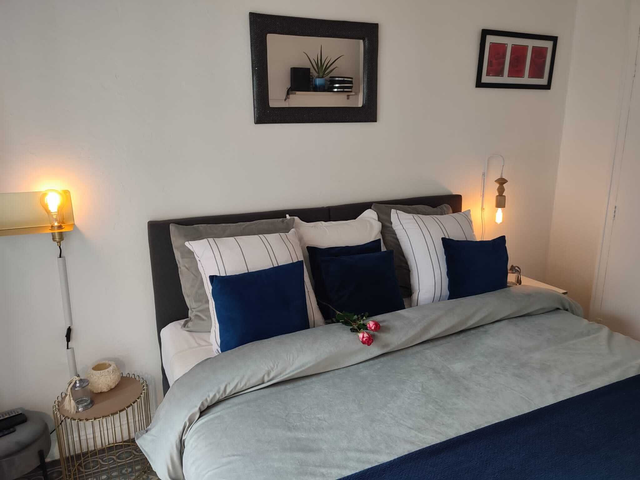 1 chambre, lit parapluie, Wi-Fi, draps fournis