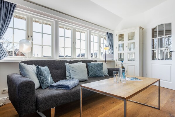 TV, DVD player, stereo - Gemütliche Wohnung in Erster Reihe zum Wattenmeer (Sylt / OT Keitum)