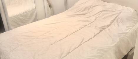 1 chambre, fer et planche à repasser, draps fournis