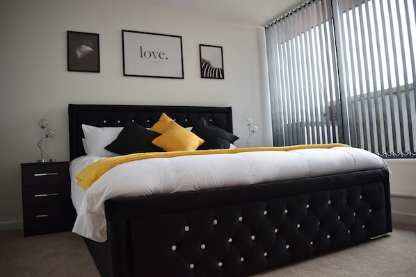 Leilighet | 1 soverom, strykejern/-brett, wi-fi (inkludert) og sengetøy