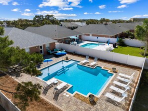 Una piscina climatizada