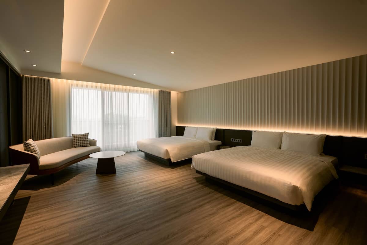 Comfort Quadruple Room, Park View | 1 bedroom, premium bedding, down comforters, in-room safe