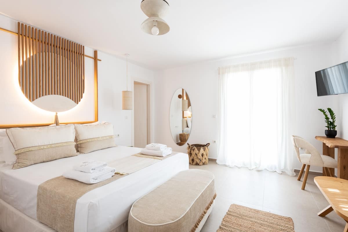 Biệt thự Cao cấp | 2 phòng ngủ, bộ trải giường bằng vải Frette của Ý