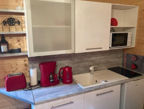 Chalet avec piscine et spa : Hammam jacuzzi sauna 3h/j