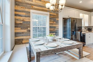 House (3 Bedrooms) | Interior - Hammocks & Forest Views: Creekside Murphy Retreat (Murphy)