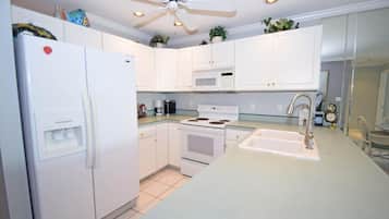 Condo, 2 Bedrooms | Private kitchen | Fridge, coffee/tea maker, toaster