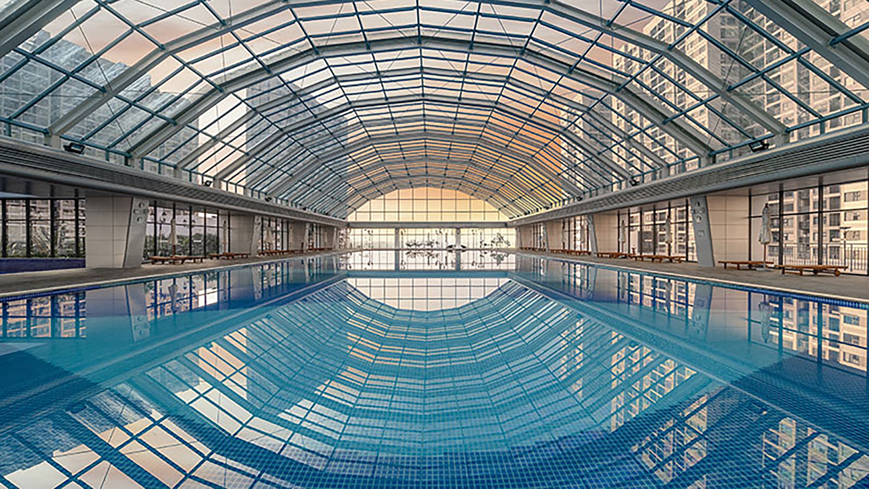 Seasonal outdoor pool