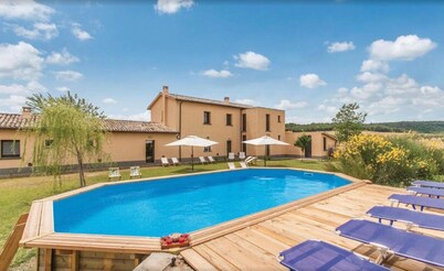 Property with privacy between Olive trees and 360° panorama.   