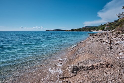 Holiday house ADRIENNE with sea view 100m from the beach