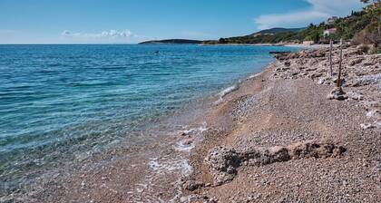 Holiday house ADRIENNE with sea view 100m from the beach