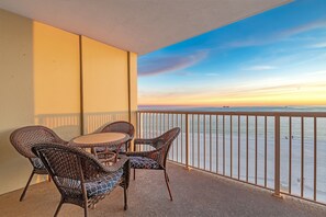 Leilighet – executive, 1 soverom, balkong, strandutsikt | Balkong