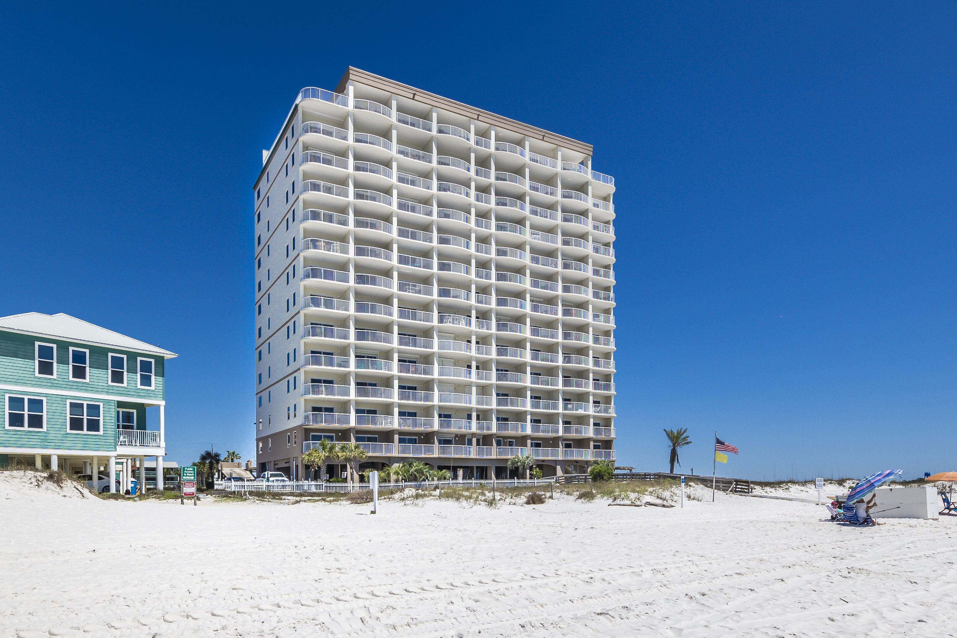 Facciata della struttura