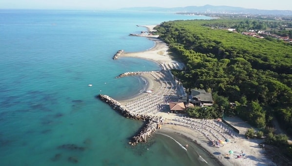 Aerial view - Residence Rosa dei Venti Bungalow Grecale for 4 persons (Rosignano Marittimo)