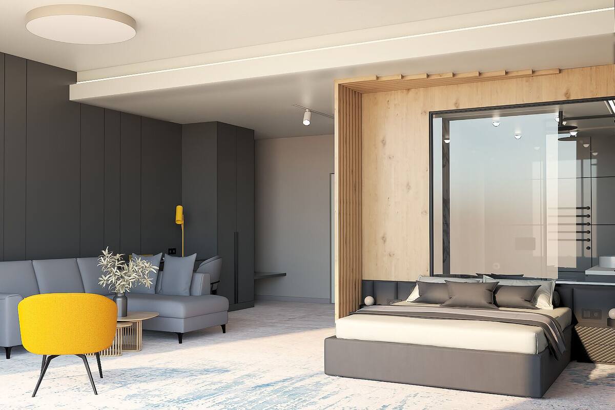 Superior Apartment, Balcony | Laptop workspace, WiFi (free), bed sheets