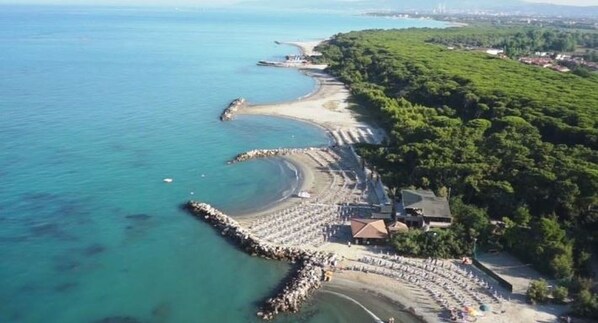 Beach - Residence Rosa dei Venti Bungalow Libeccio für 4 Personen (Rosignano Marittimo)