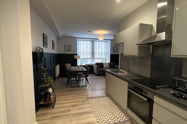 Fridge, oven, stovetop, toaster
