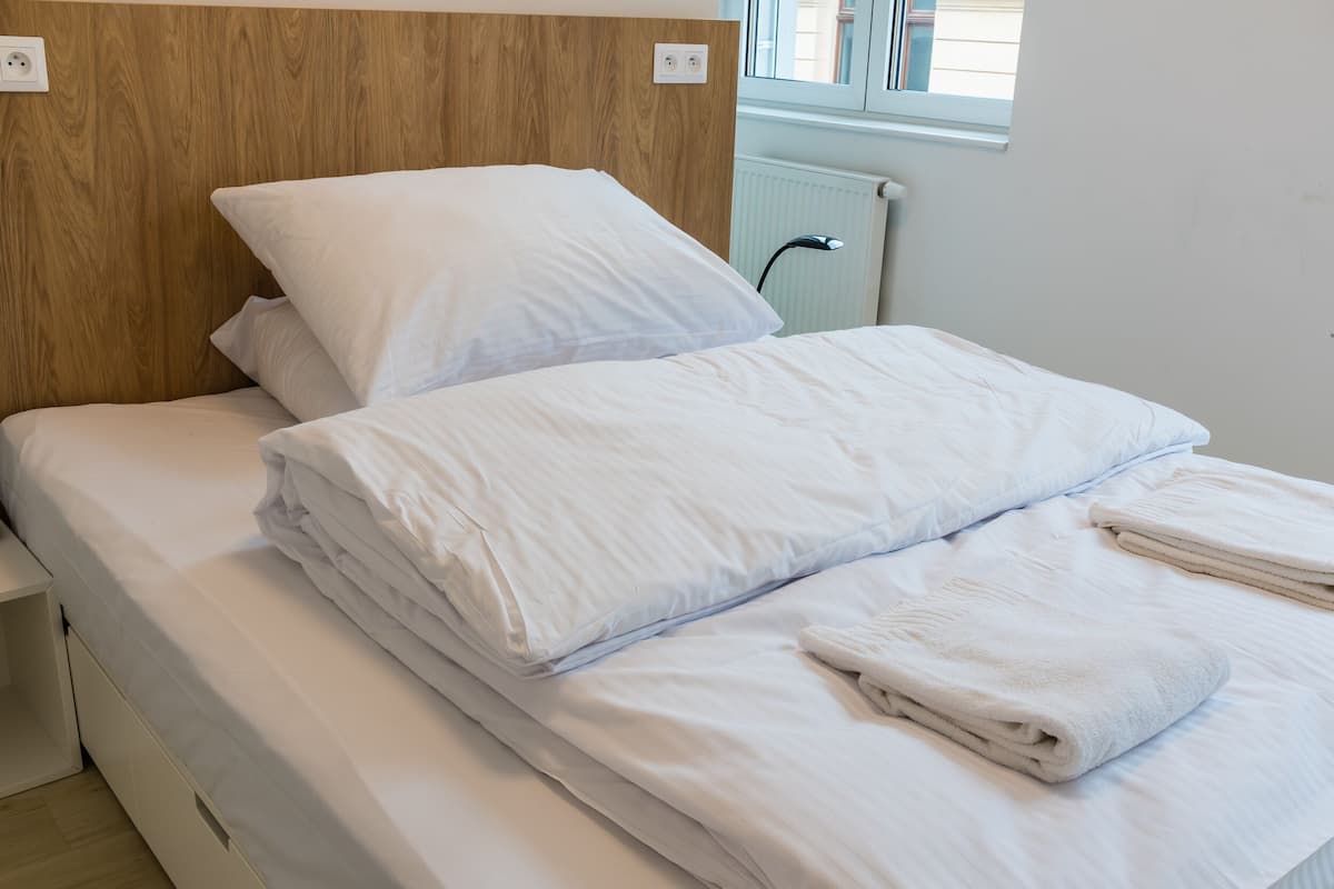 Deluxe Apartment with Air Conditioning | 1 bedroom, hypo-allergenic bedding, laptop workspace, blackout curtains