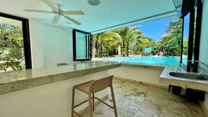 Outdoor pool - Your Tulum Country Club Gateway, 2 Bed 2 Bath Apartment at Anah (Akumal)