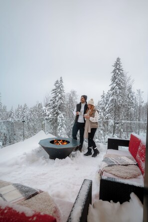 Property grounds - LE YAK Avec Bassin Thermique et Petfriendly - Montagne le Maelström (Lac-Beauport)