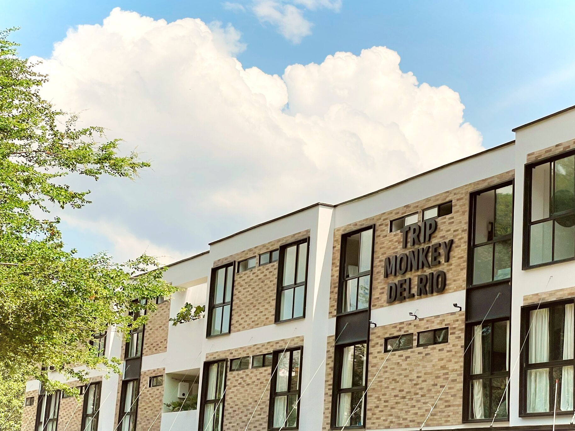 Façade de l’hébergement