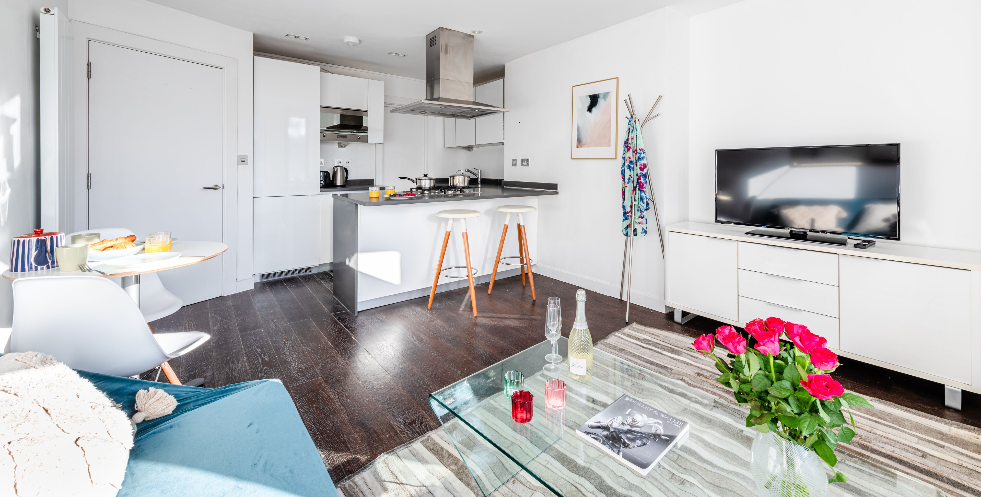 Televisión 48 pulgadas con canales de televisión digitales