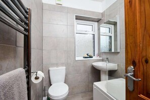 Hair dryer, towels