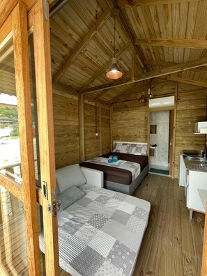 Comfort Cabin | Bed sheets - Floripa Glamping (Florianópolis)