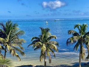 On the beach, sun-loungers, beach towels - Amazing View from 3rd Floor Condo (San Pedro)