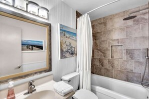 Shower, hair dryer