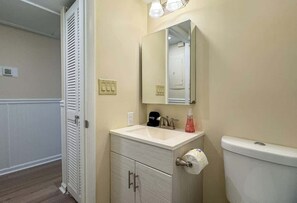Shower, hair dryer