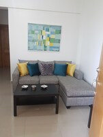 42-英寸纯平电视 （配备有线频道）、加热地板