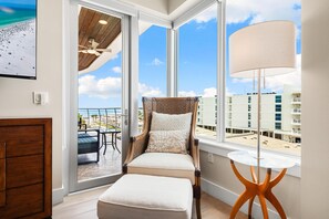 Condo, Multiple Beds, Ocean View (301) | Living area | 32-inch TV with cable channels - Beach House Residence by Beachside Mgmt (Siesta Key)