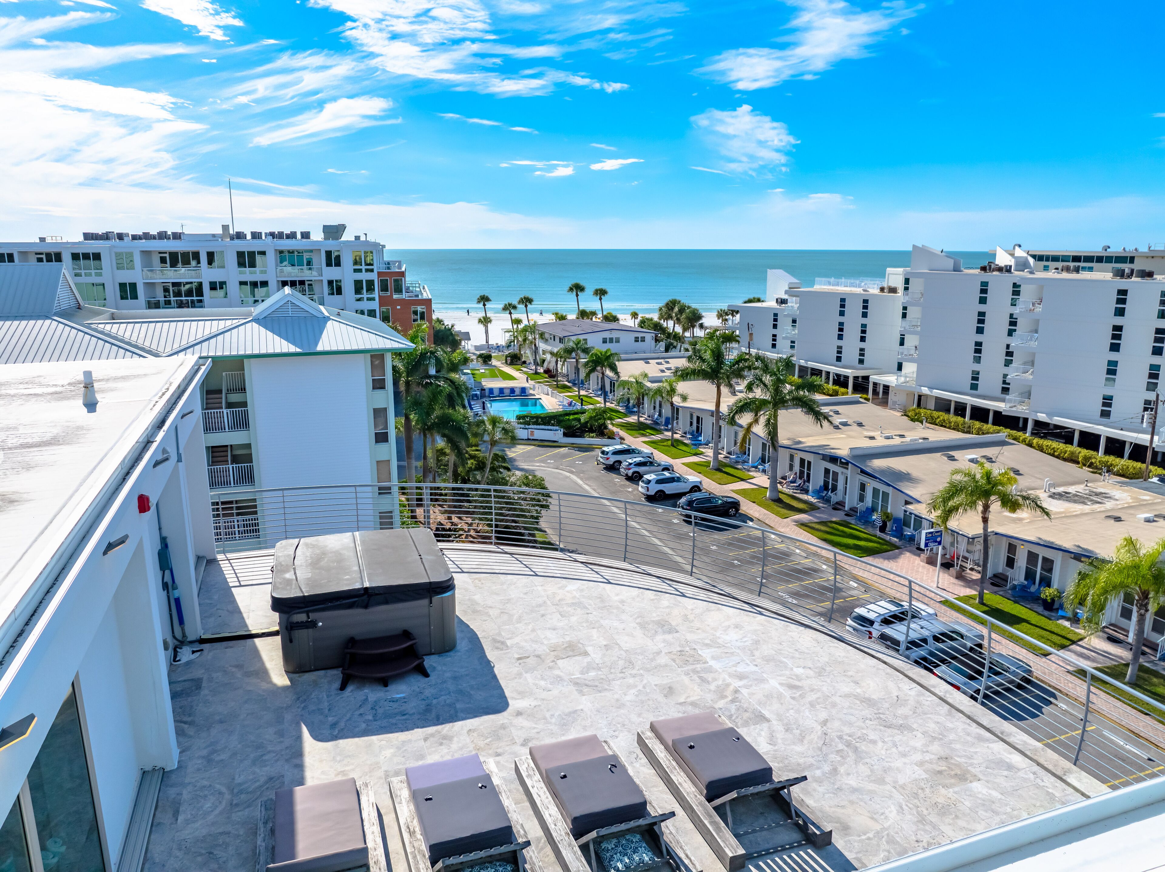 Penthouse Premium - tillgång till pool - havsutsikt | Balkongutsikt