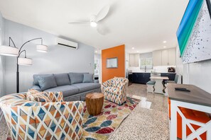 House, Multiple Beds (Bungalow 1) | Living area - Hidden Paradise by Beachside Management (Siesta Key)