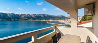 Directly on the crystal clear Adriatic Sea