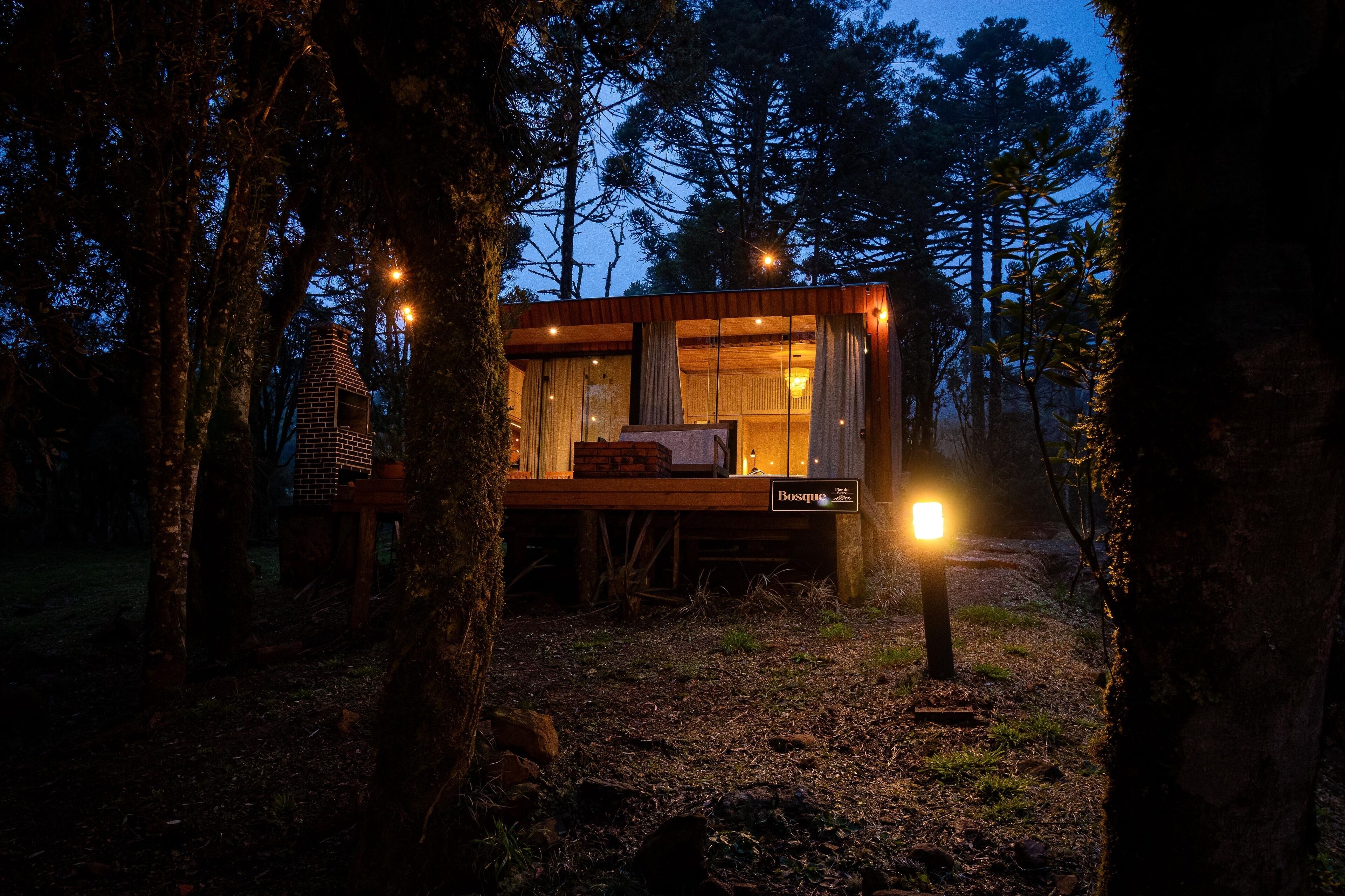 Cabana romântica | Vista do quarto