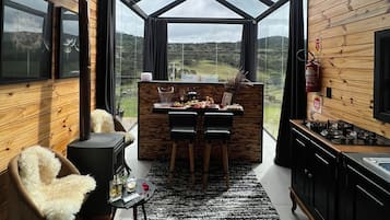 Panoramic Cabin | 1 bedroom, minibar, individually decorated, individually furnished